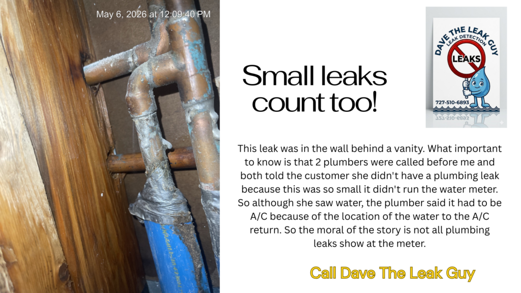 small leak damage